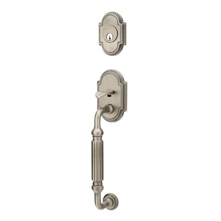 Emtek Antique Nickel Handleset, 4320EUS15A 4320EUS15A